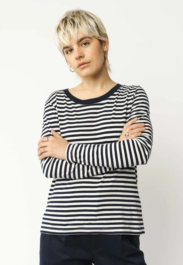 Cheap MELAWEAR Basic Langarmshirt Reena Stripes