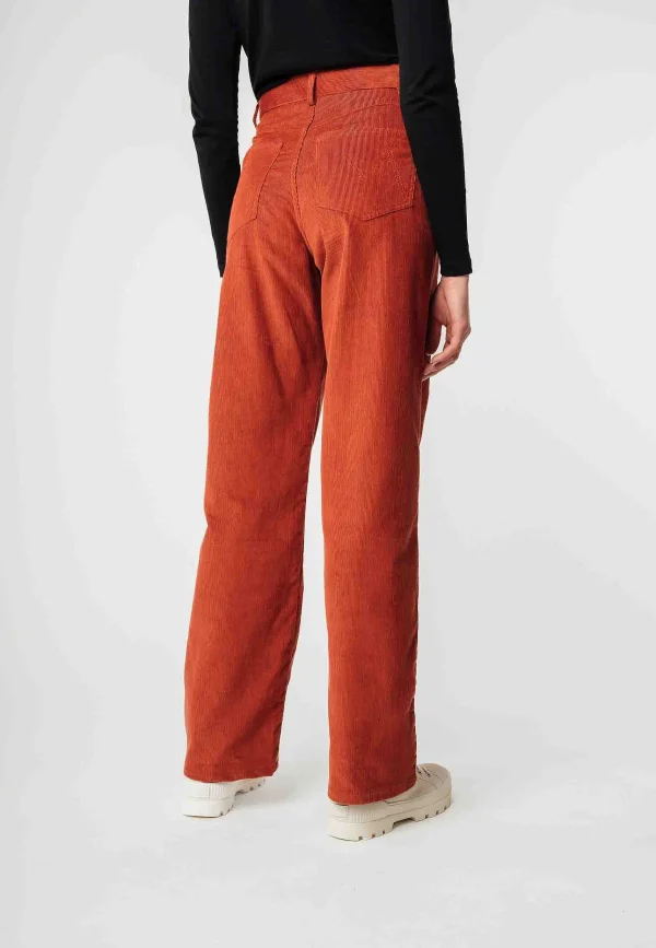 Cheap MELAWEAR Cord Hose Mit Hohem Bund Und Weitem Bein Oorja