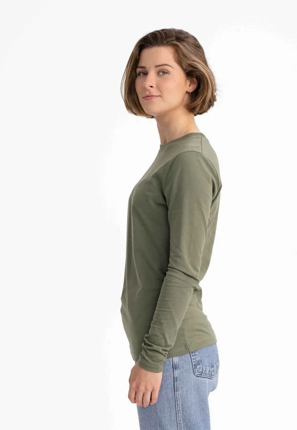 New MELAWEAR Damen Basic Langarmshirt Dhivya