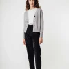 Best Sale MELAWEAR Damen Basic V-Neck Feinstrick Cardigan Surina