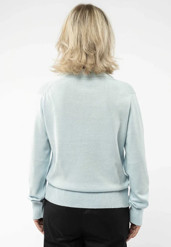 Shop MELAWEAR Damen Basic V-Neck Feinstrick Cardigan Surina