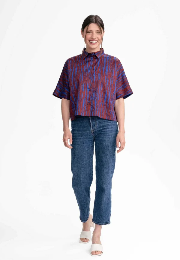 Discount MELAWEAR Damen Bluse Kurzarmlig Rinara