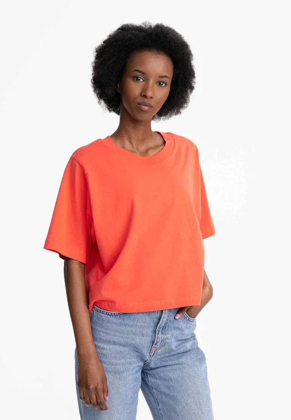 Discount MELAWEAR Damen Cropped T-Shirt Desna