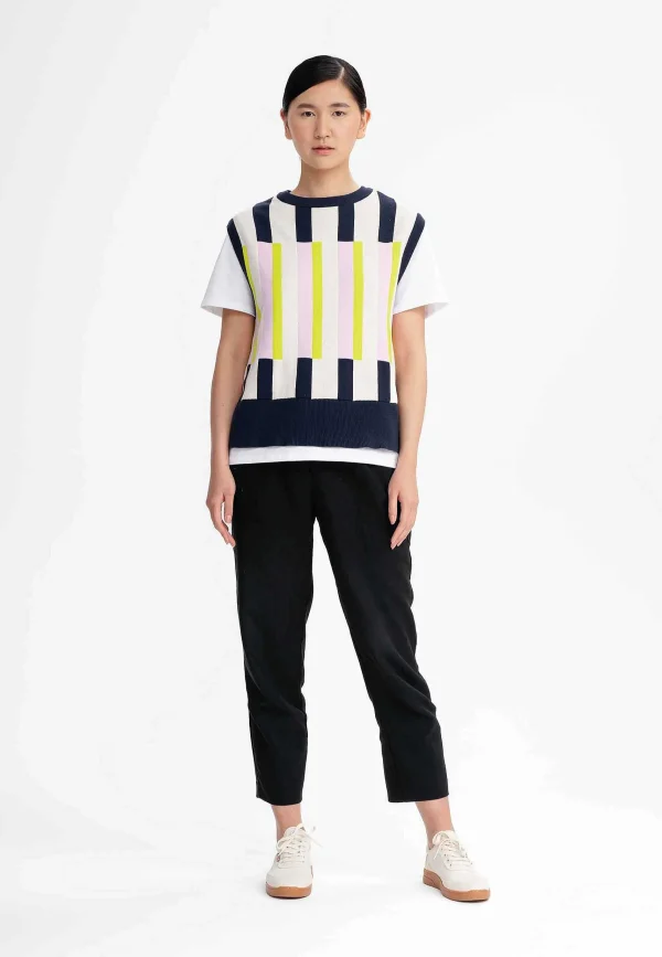 Discount MELAWEAR Damen Jacquard Strick Pullunder Jamuna