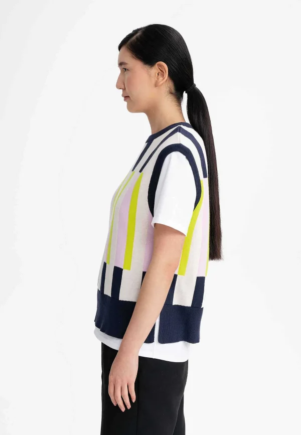 Discount MELAWEAR Damen Jacquard Strick Pullunder Jamuna