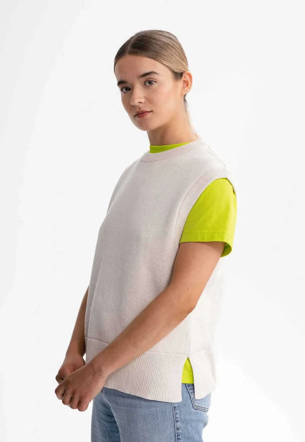 New MELAWEAR Damen Jacquard Strick Pullunder Jamuna