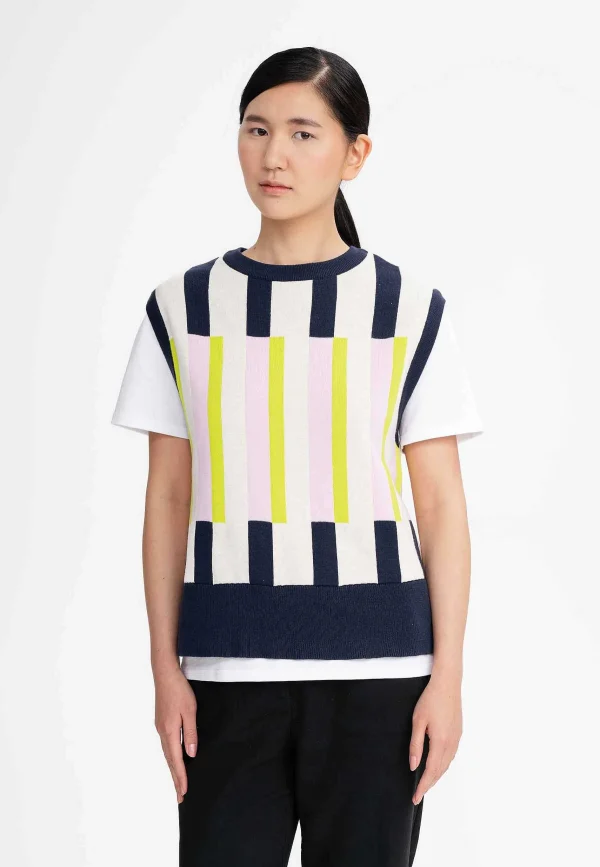 Discount MELAWEAR Damen Jacquard Strick Pullunder Jamuna