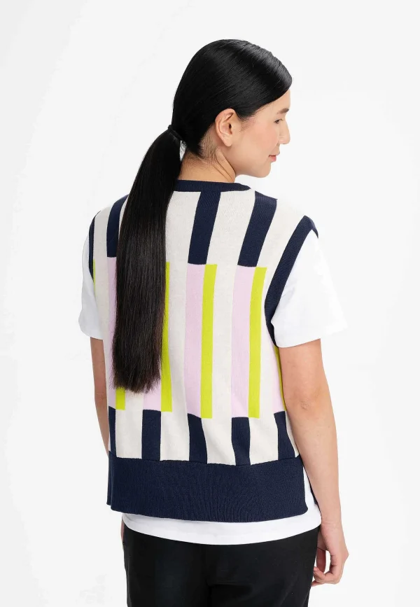 Discount MELAWEAR Damen Jacquard Strick Pullunder Jamuna