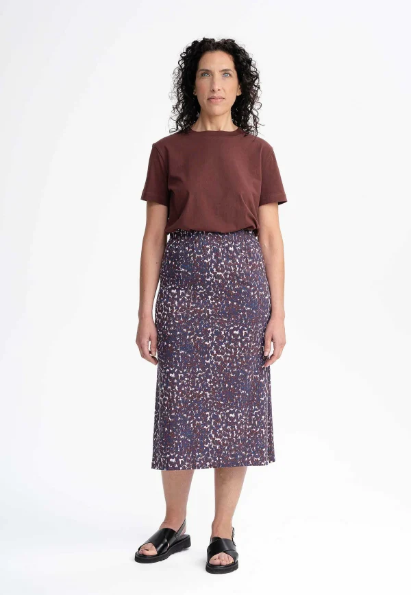 Online MELAWEAR Damen Midi Rock Divari