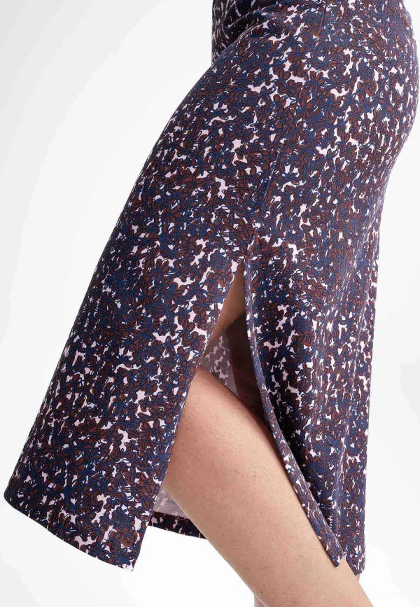 Online MELAWEAR Damen Midi Rock Divari