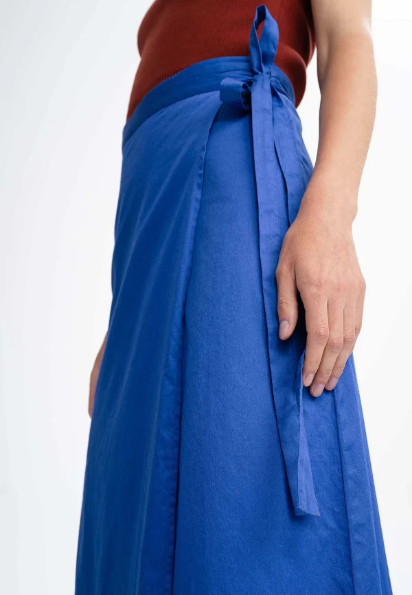 Clearance MELAWEAR Damen Midi Wickelrock Ruchika