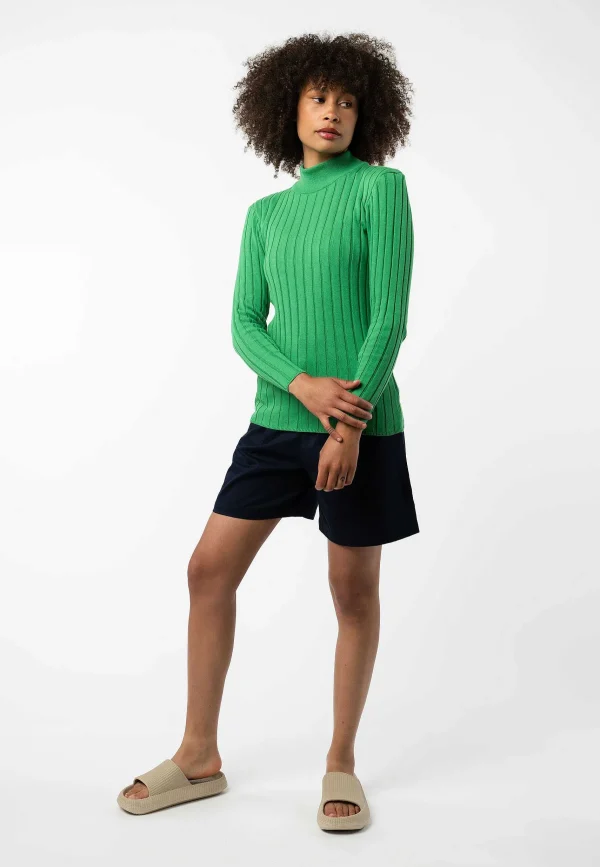 Hot MELAWEAR Damen Strickpullover Mit Mockneck Amba