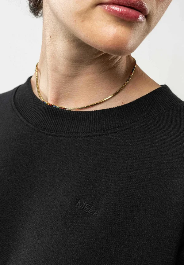 Discount MELAWEAR French Terry Cropped T-Shirt Deepali