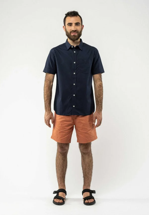 Fashion MELAWEAR Herren Hemd Kurzarmlig Deepak