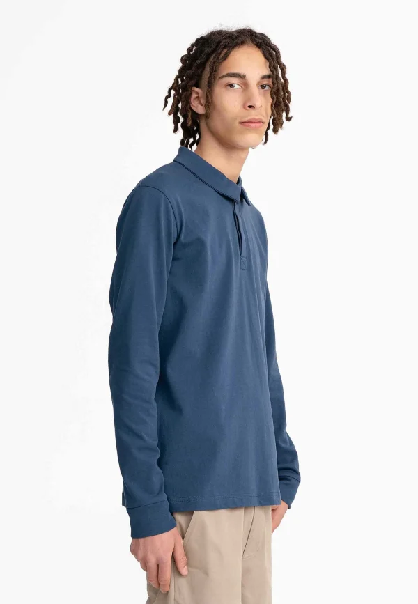 Fashion MELAWEAR Herren Langarm Polo Shirt Divit