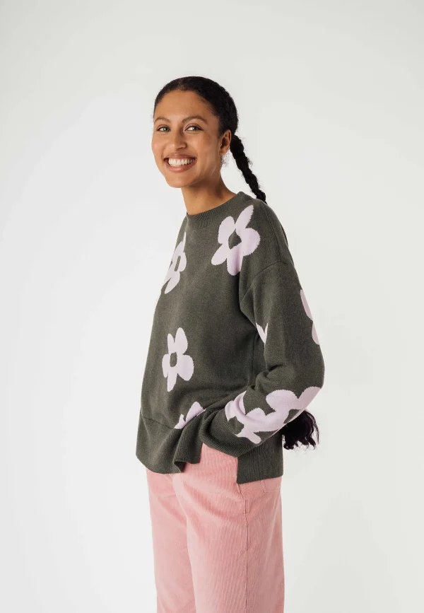 Hot MELAWEAR Jacquard Strickpullover Faiza