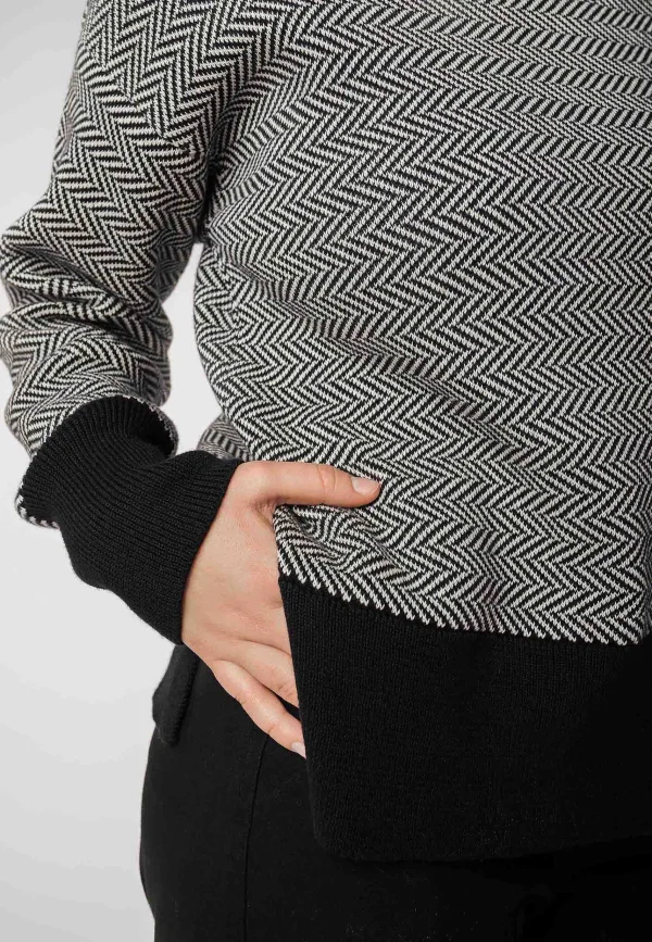 Best MELAWEAR Jacquard Strickpullover Faiza
