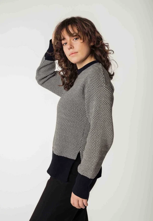 Best MELAWEAR Jacquard Strickpullover Faiza