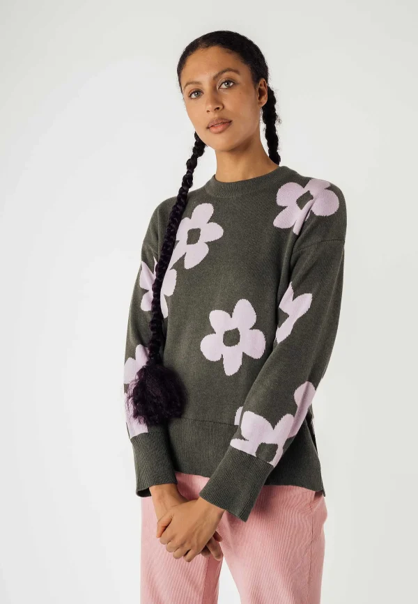 Hot MELAWEAR Jacquard Strickpullover Faiza